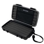 Fox Travel Humidor (Black with White Label)