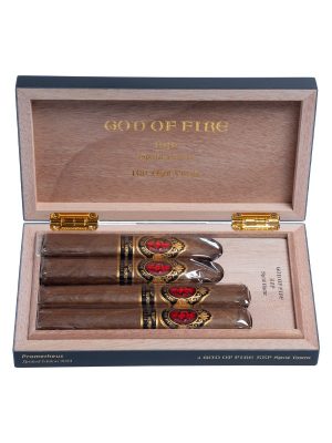 God of Fire KKP Special Reserve 4 Cigar Assortment Black