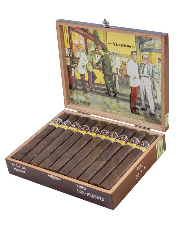 Aladino Maduro Toro Box-Pressed