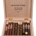 God of Fire KKP Never Back Down 10 Cigar Assortment Macassar Ebony