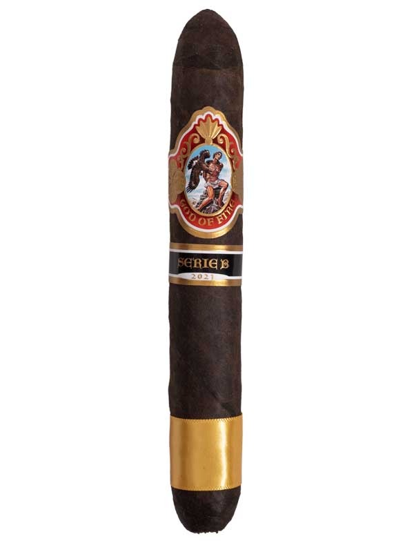 God of Fire KKP Never Back Down 10 Cigar Assortment Macassar Ebony