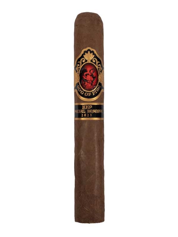 God of Fire KKP Never Back Down 10 Cigar Assortment Macassar Ebony