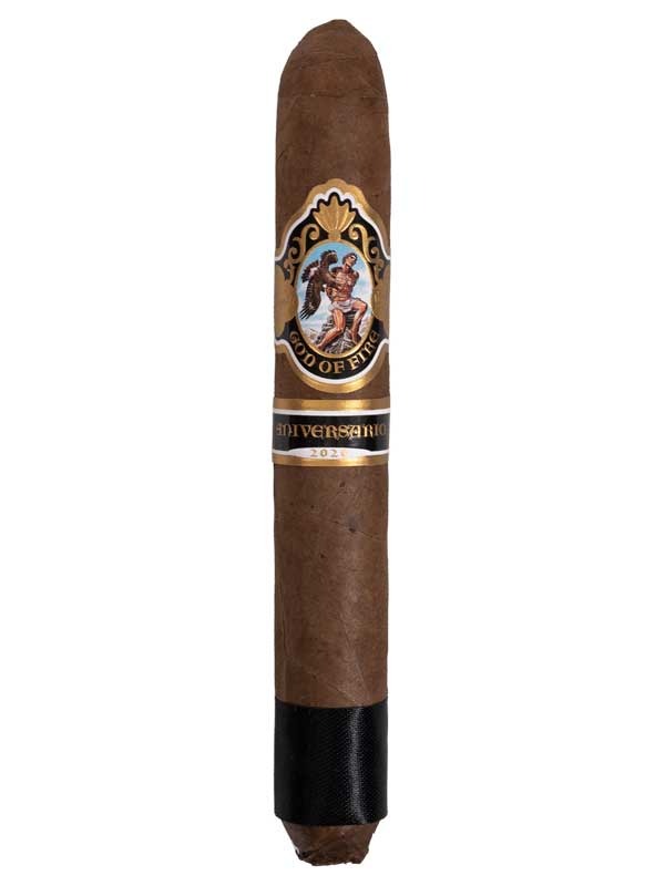 God of Fire KKP Never Back Down 10 Cigar Assortment Macassar Ebony